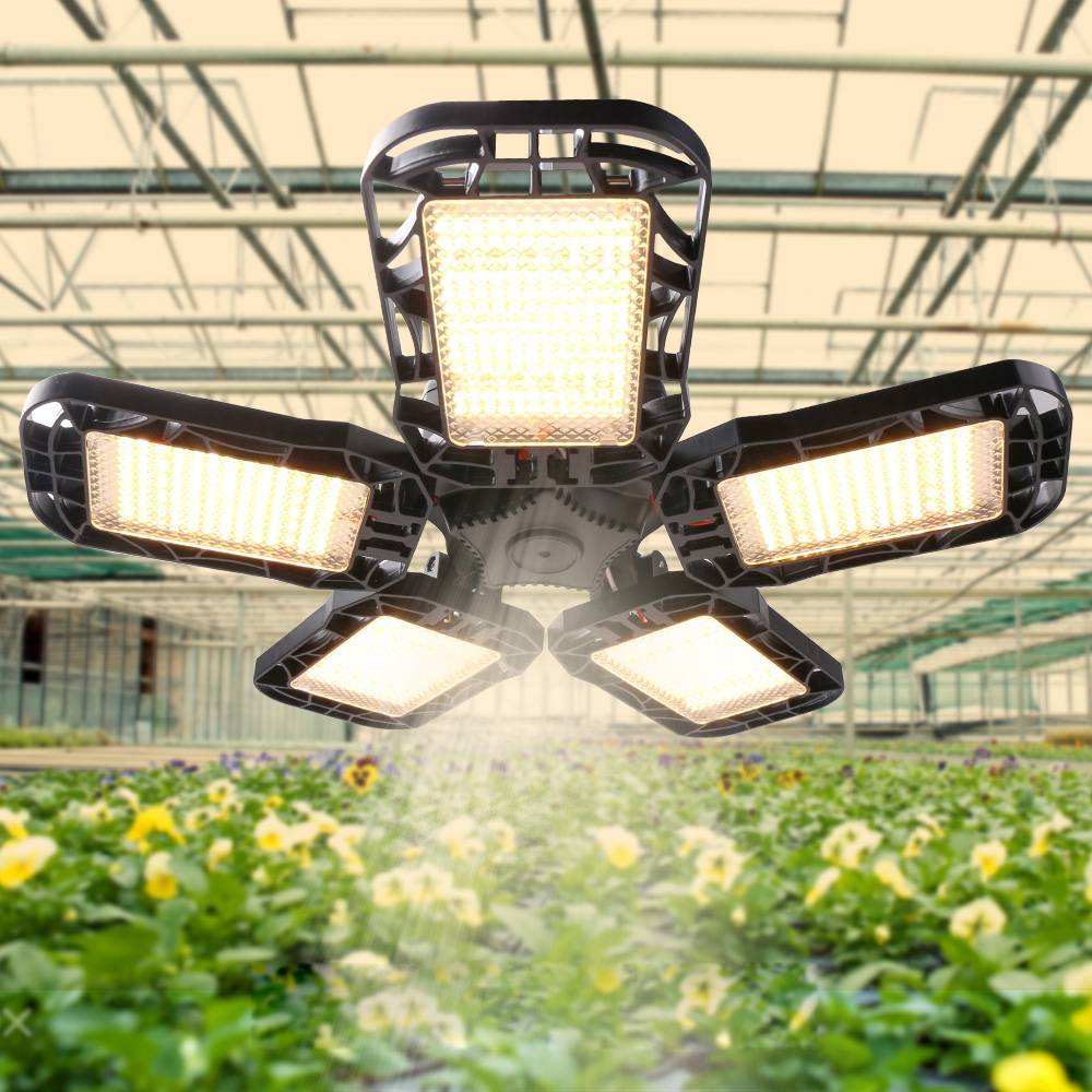 300W 5 Panel Full Spectrum Adjustable LED Grow Light